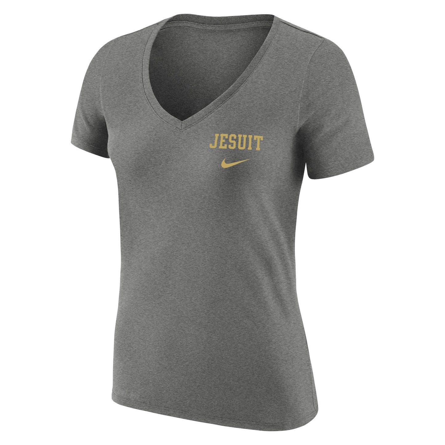 Nike Womens Dri-Fit Cotton V-Neck Tee