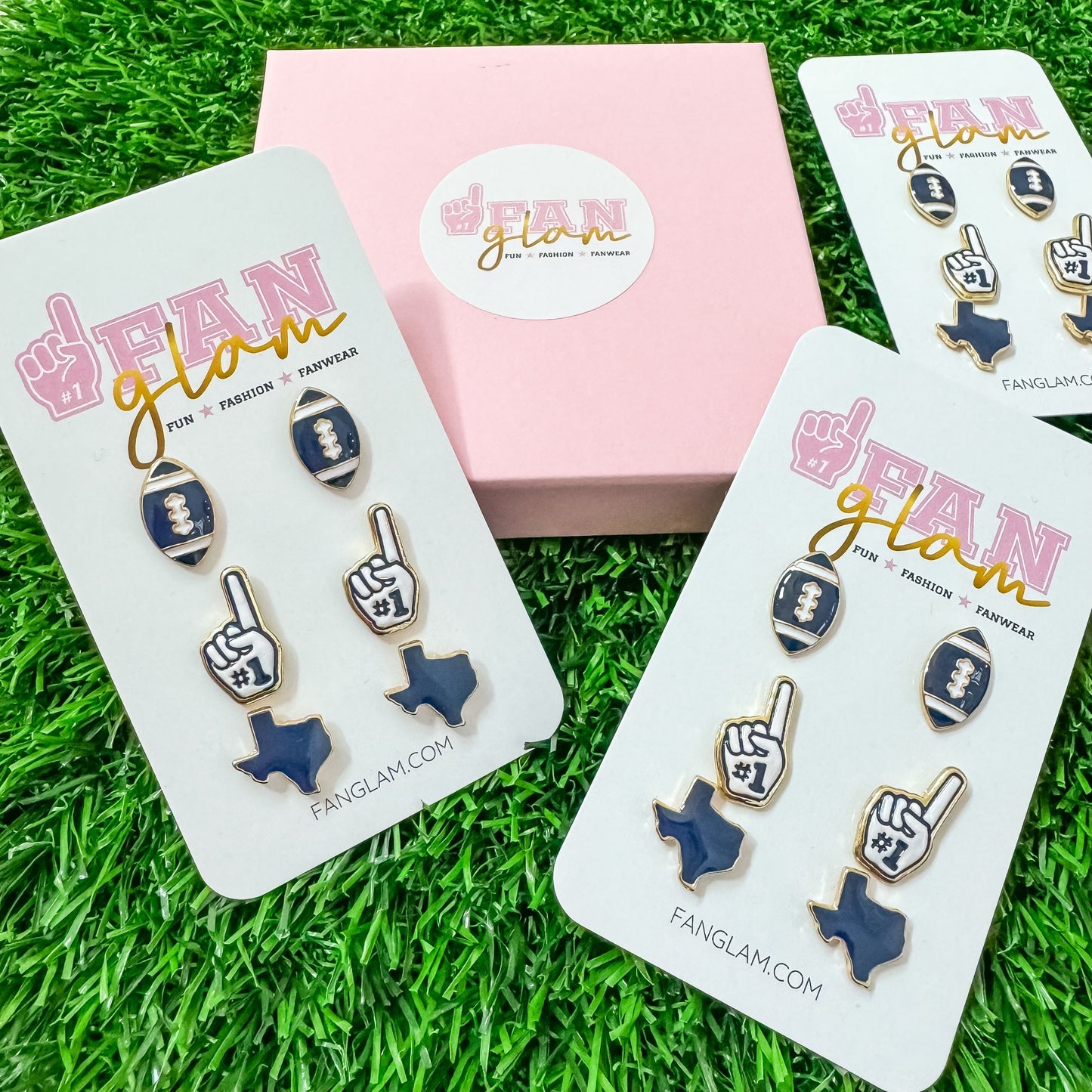 Set of 3 Gameday Enamel Earrings