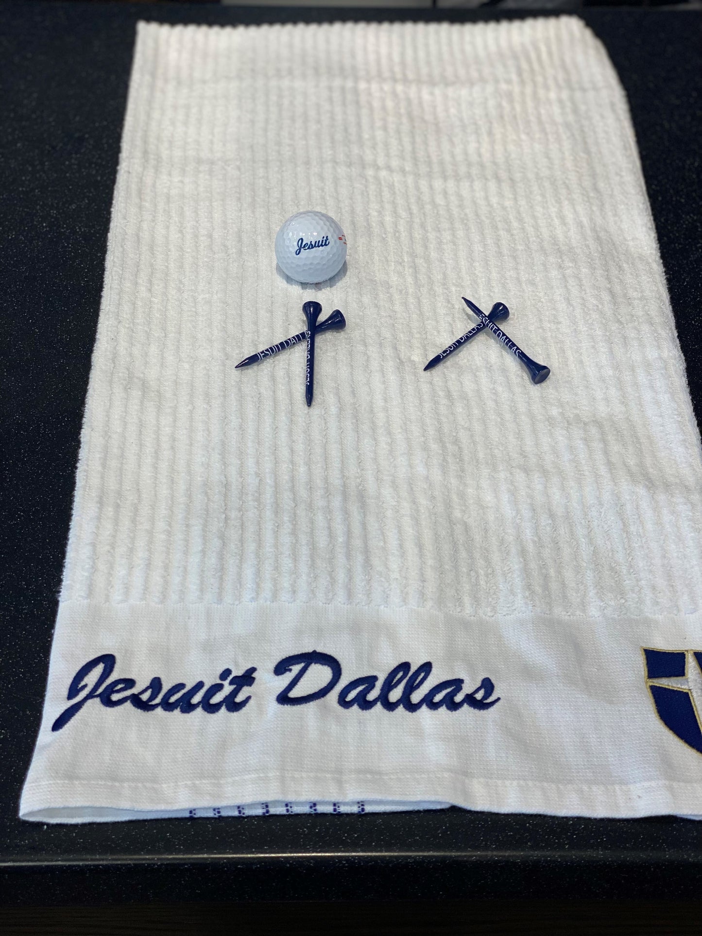 Golf Tour Towel In Two Sold Colors with Stripes