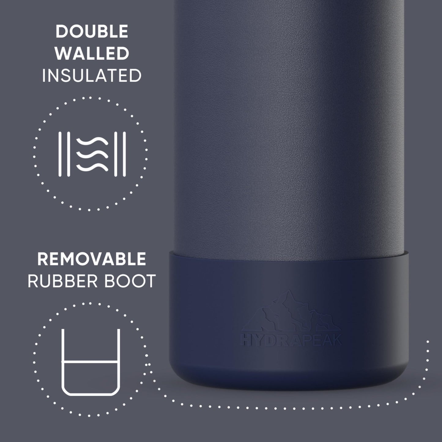 Hydrapeak 32oz Sport Insulated Water Bottle