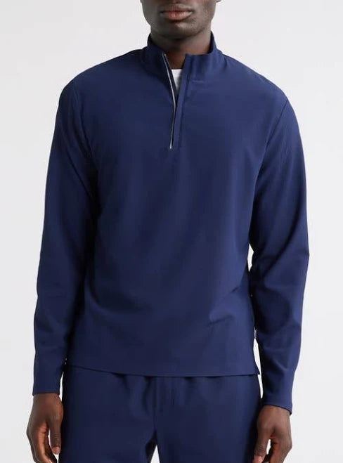 Johnnie-O Hoppin Rib Quarter Zip