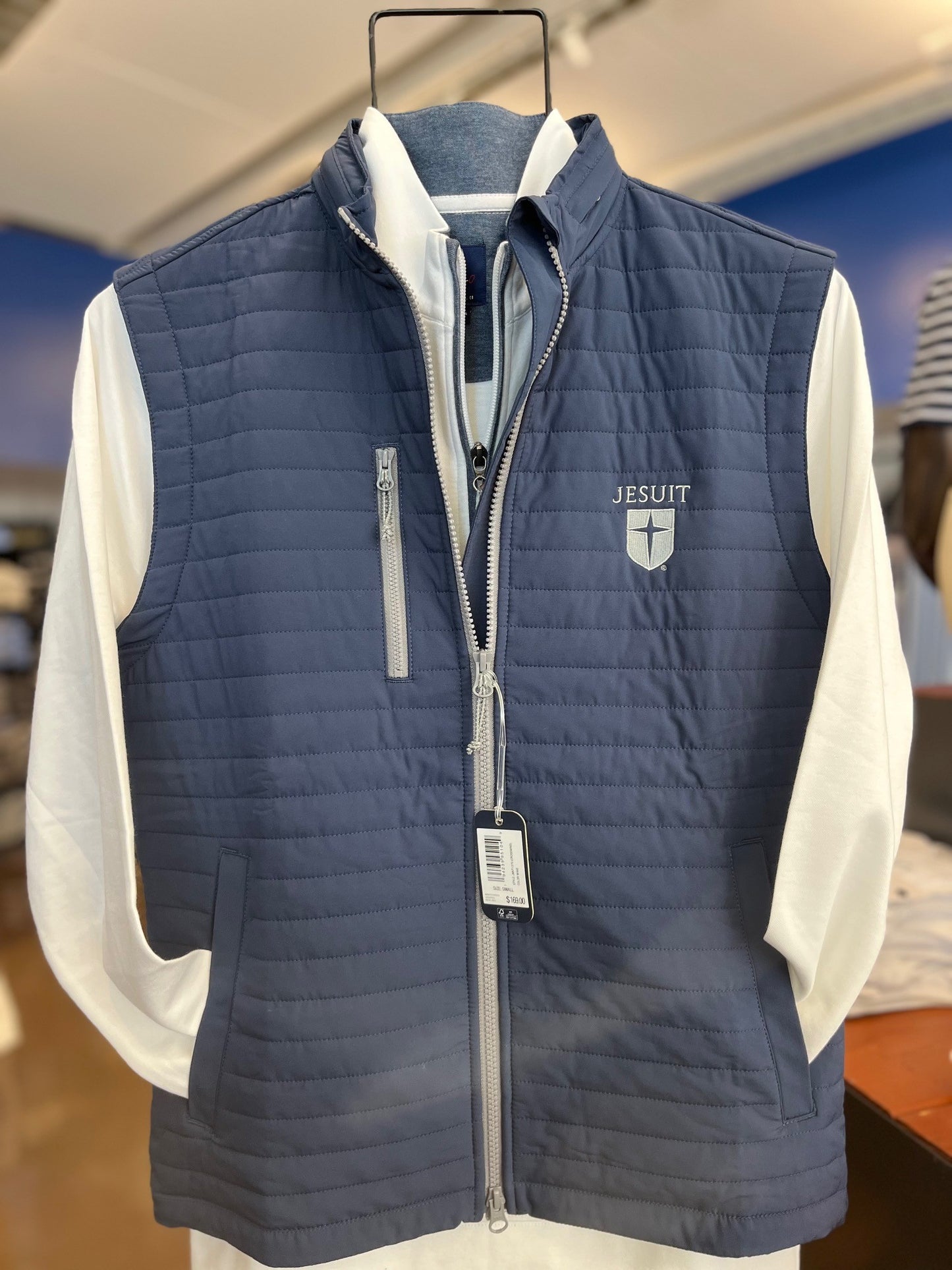 Johnnie-O Crosswind Vest in Navy