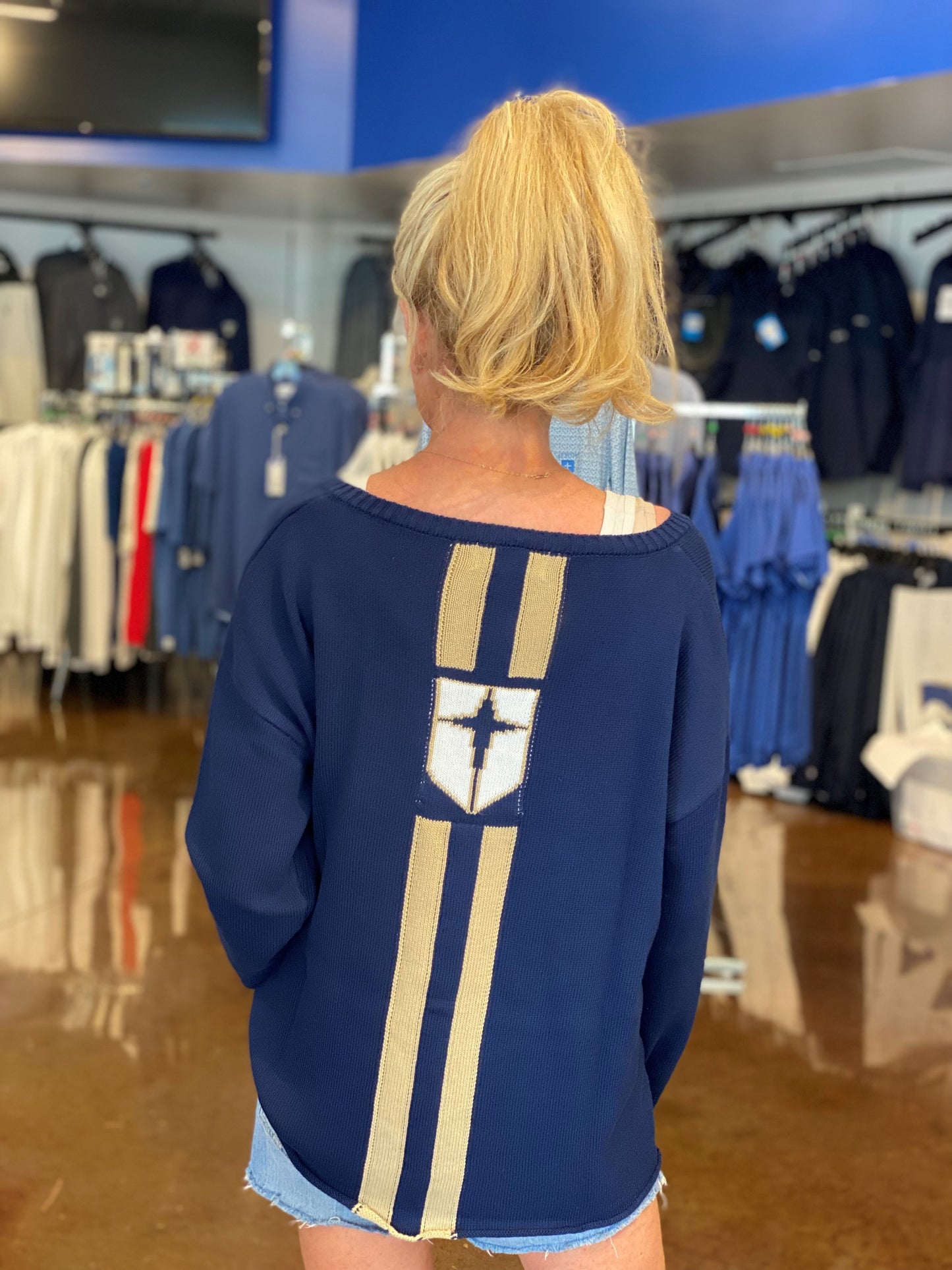 Jesuit Women's V-Neck Spirit Sweater