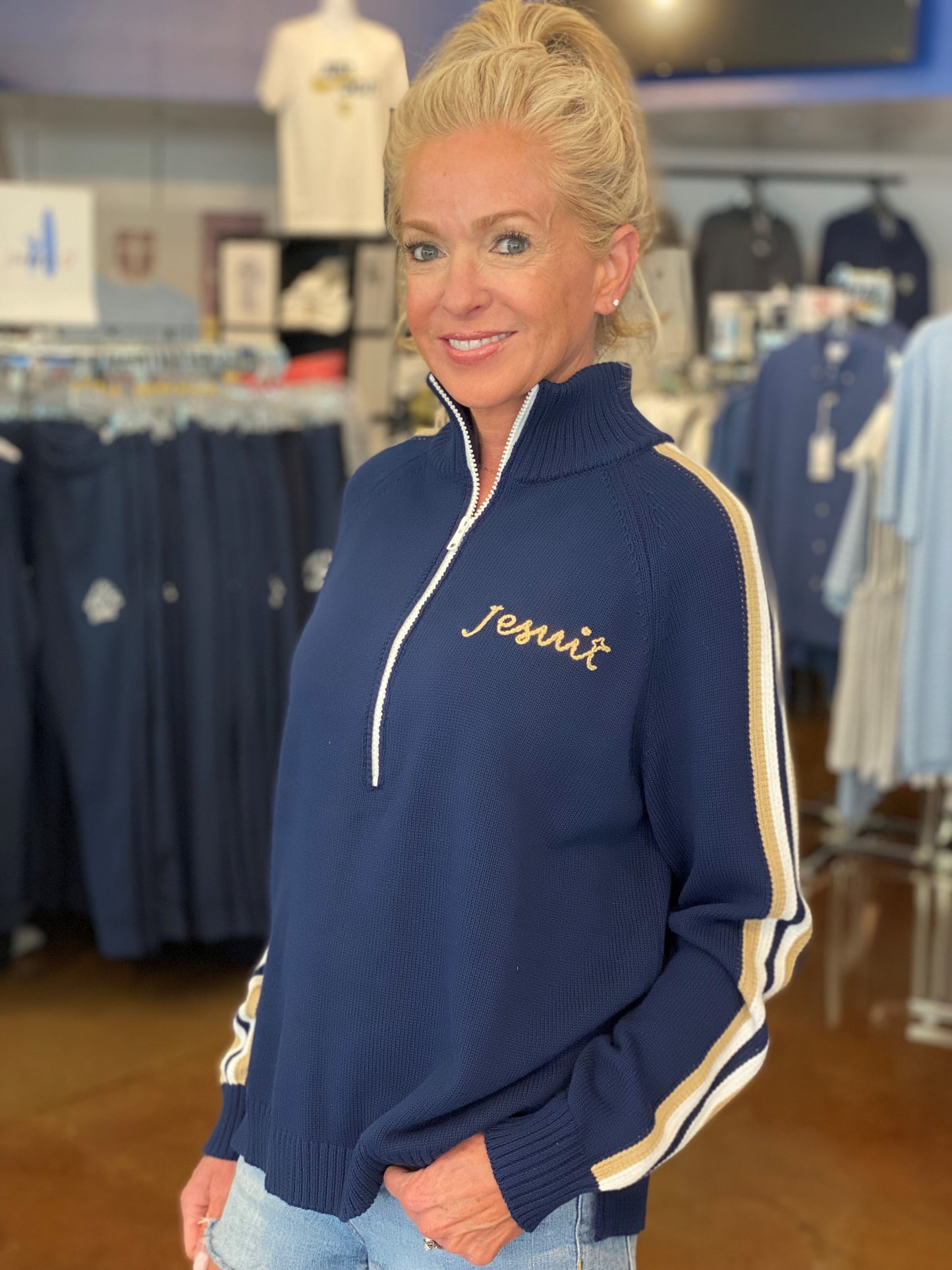 Women's Half Zip Sweater