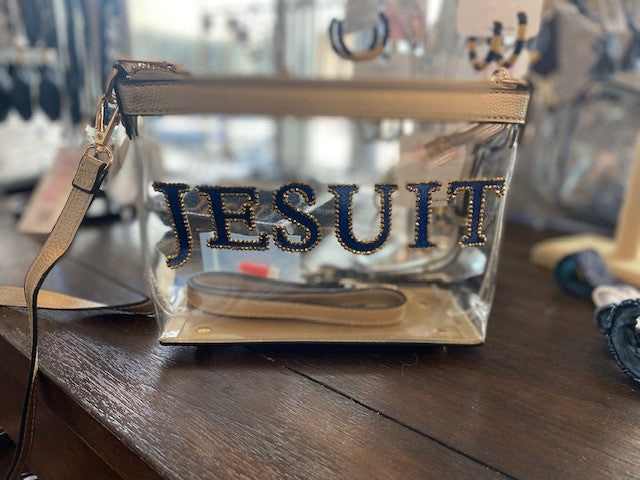 Rhinestone Clear Game Day Bags