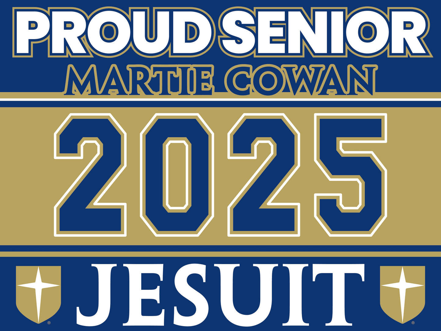 Customized SENIOR Yard Sign