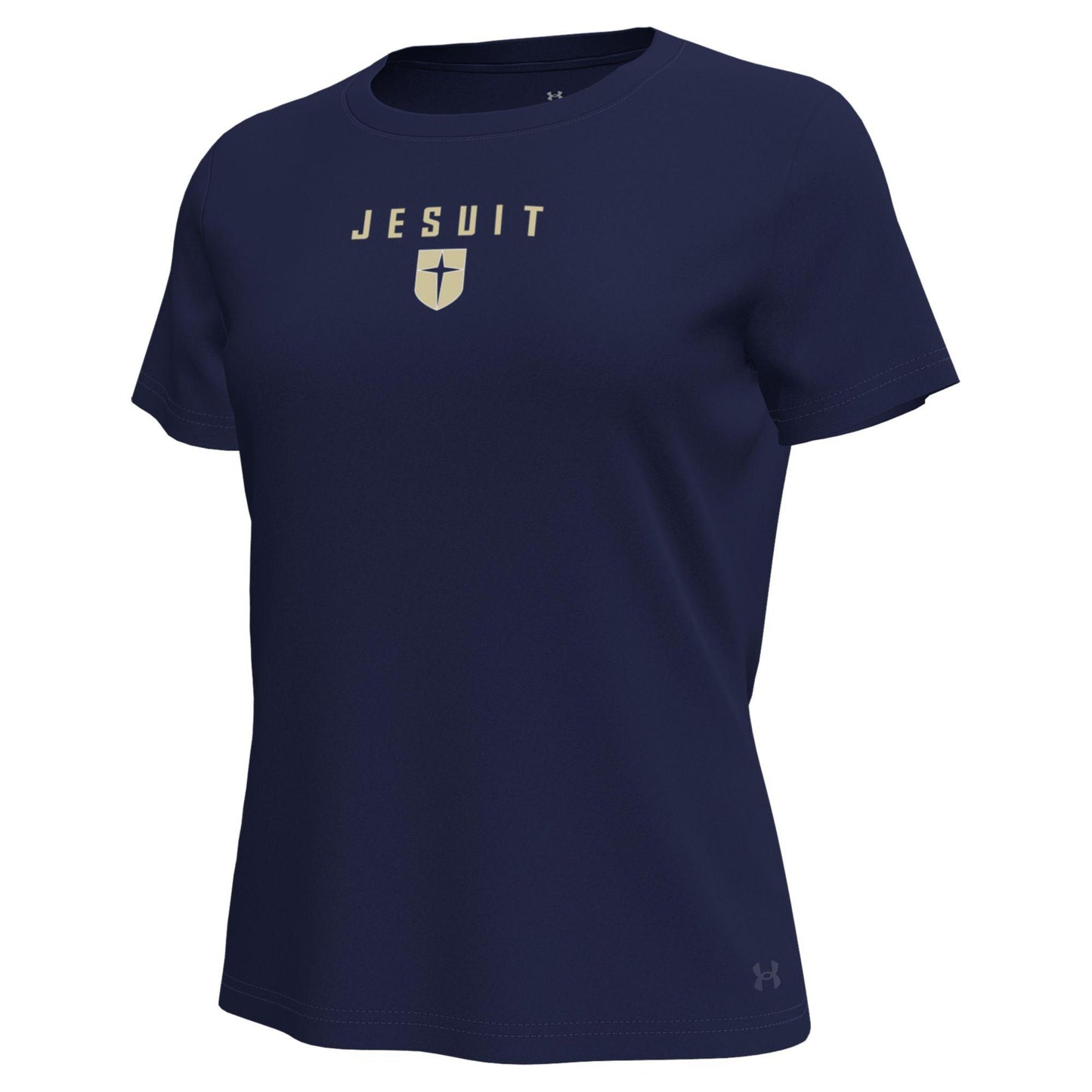 Under Armour Women's Tech Stretch Short Sleeve Tee in Navy