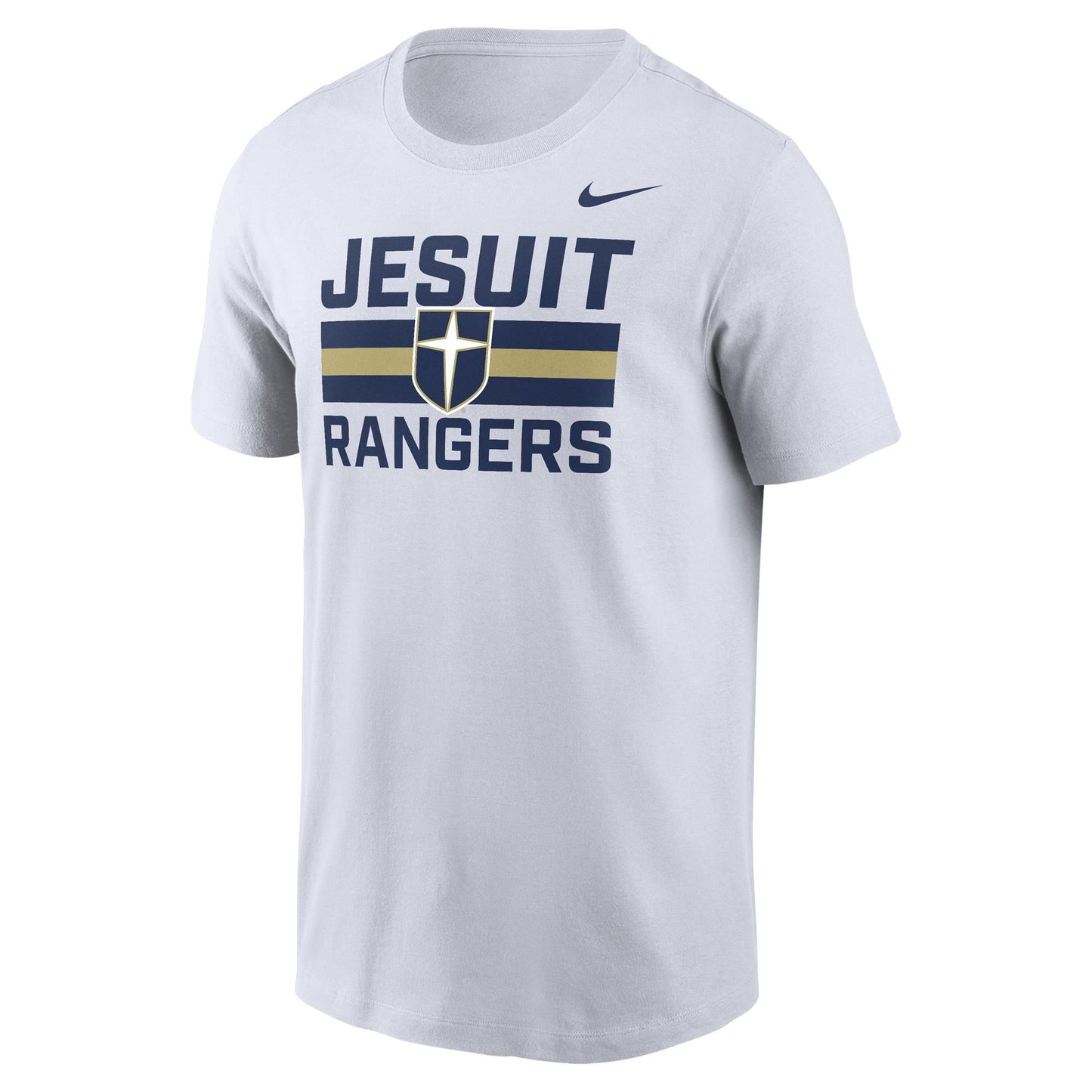 Nike Dri-fit Cotton Short Sleeve Tee in White