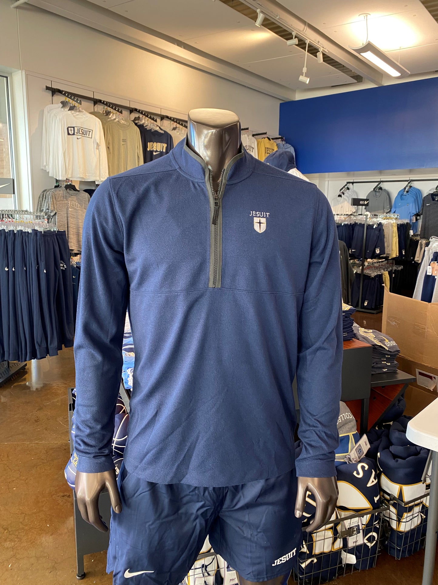 Nike Golf Dri-FIT Navy Victory 1/2 Zip