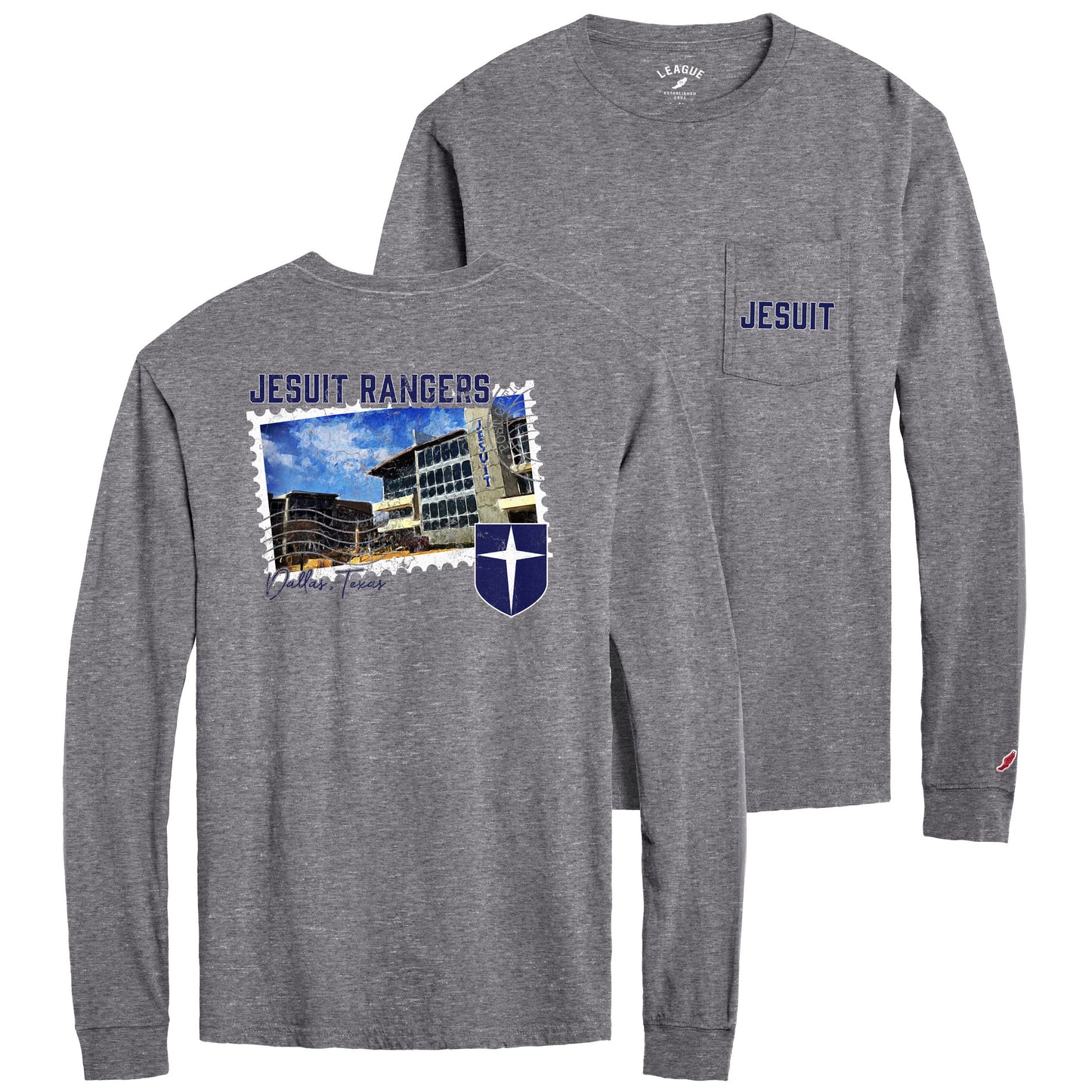 Postage Stamp long sleeve tee