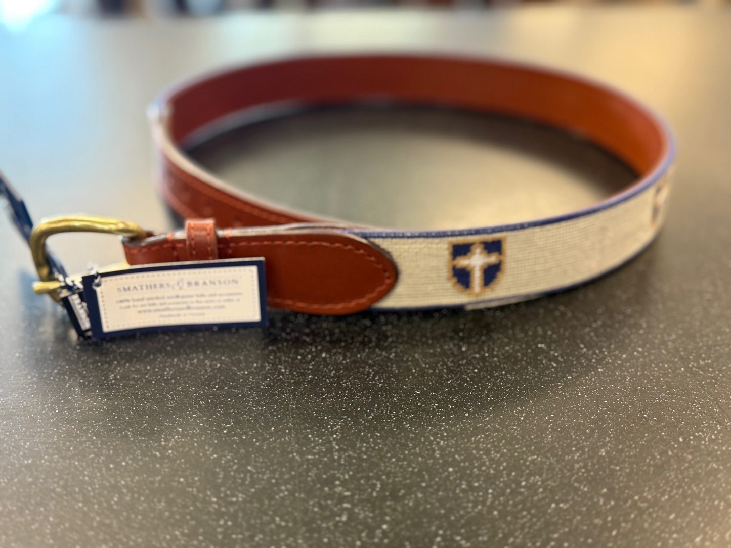 Smathers and Branson Jesuit Dallas Shield Belt