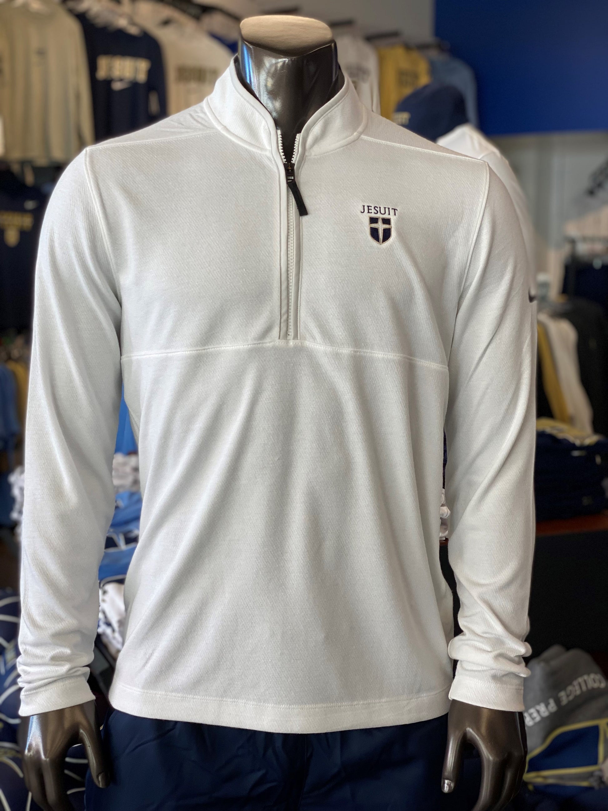 Nike Golf Dri-FIT White Victory 1/2 Zip – Jesuit Dallas Ranger