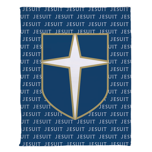 Customized Jesuit Fleece Blanket