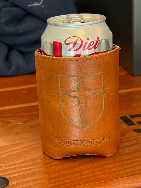 Texas Flag Can Cooler With Shield on Reverse Side