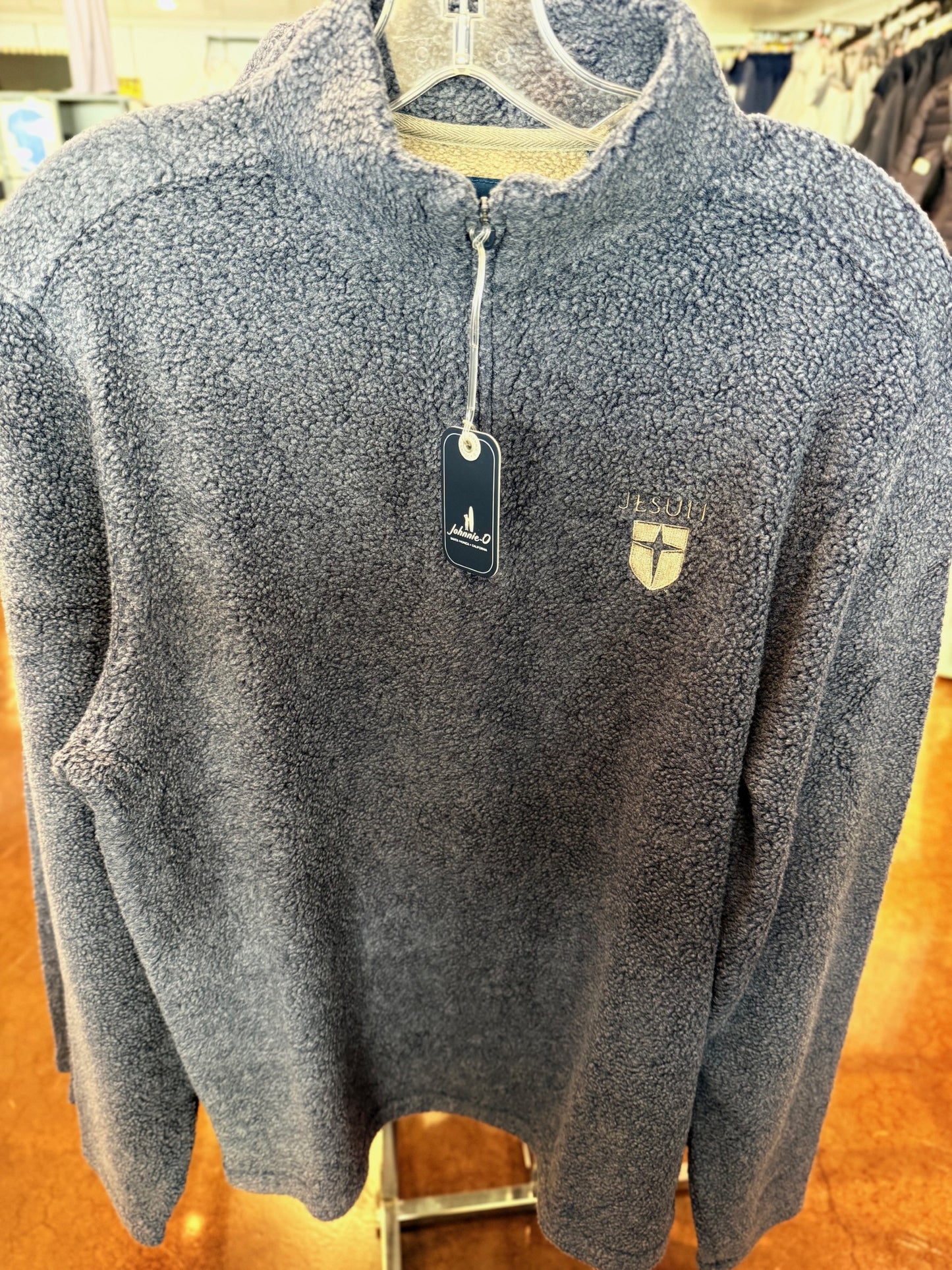 Johnnie-O Dion Sherpa Quarter Zip Pullover