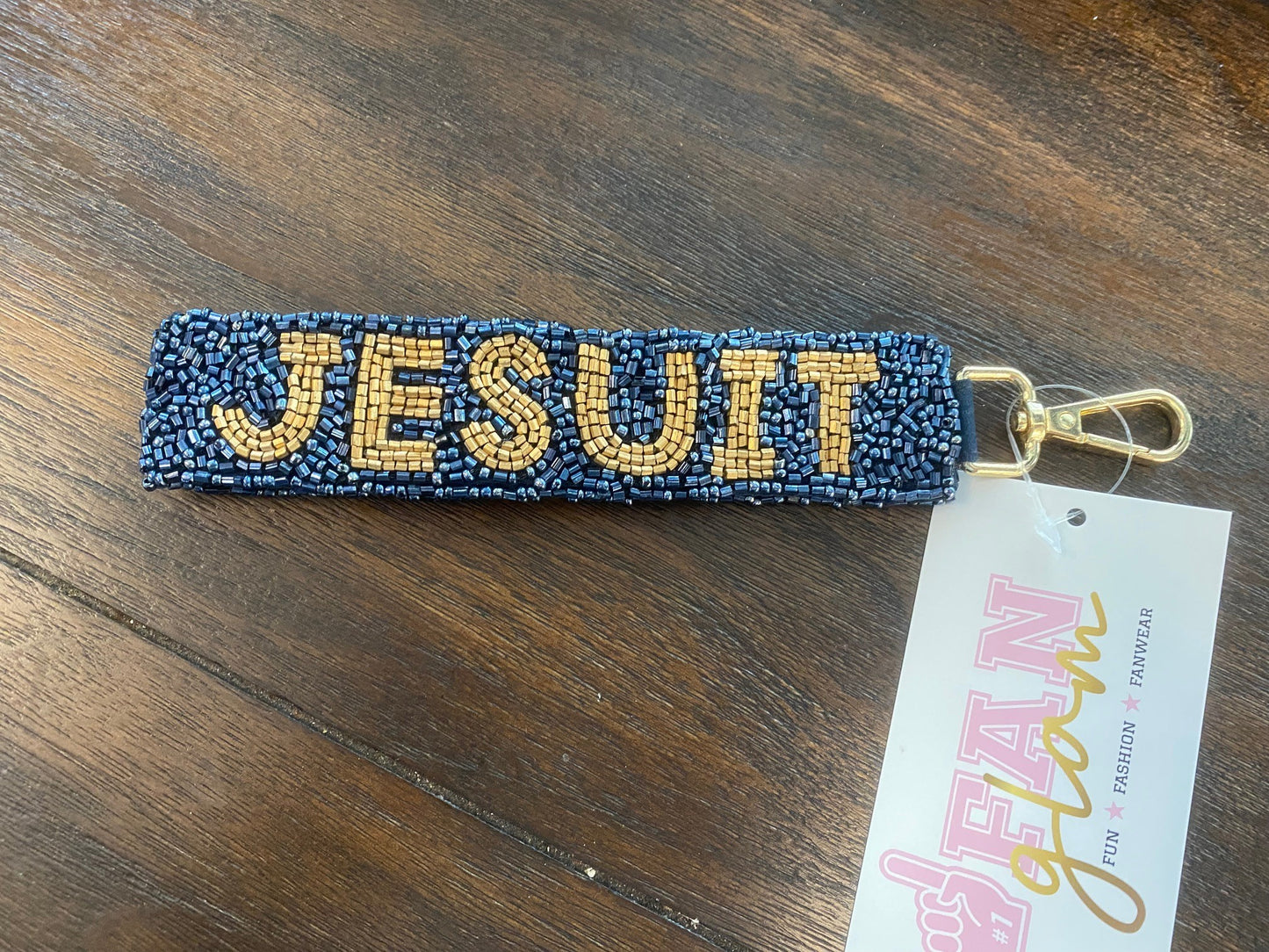 Beaded Jesuit Wristlet/Keychain