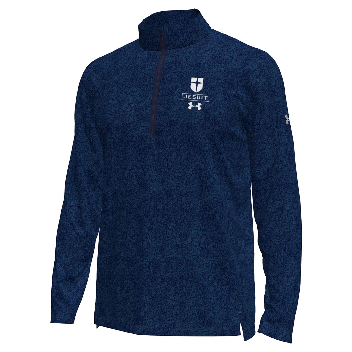 Under Armour Tech Pixelate 1/4 Zip Navy Novelty