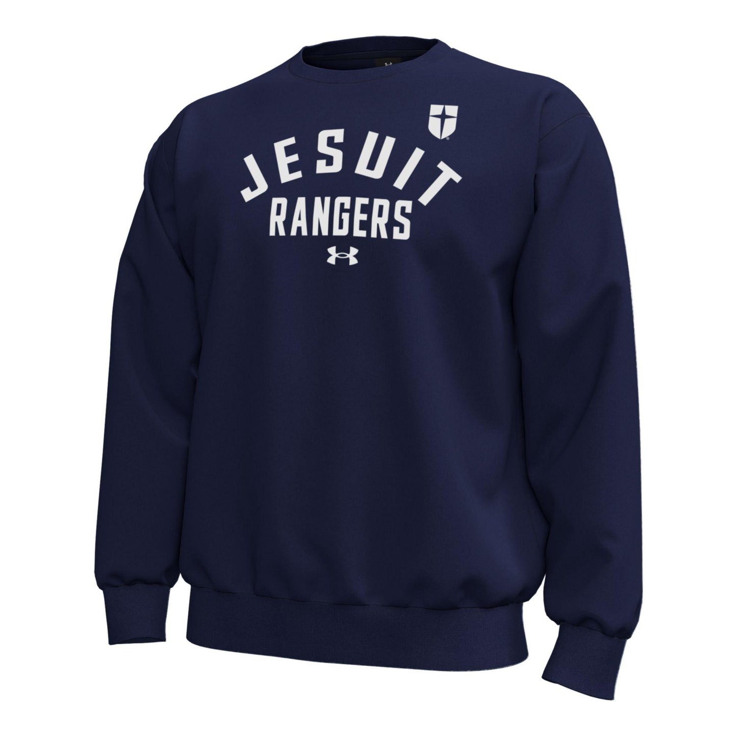 Under Armour Icon Fleece Crew in Navy