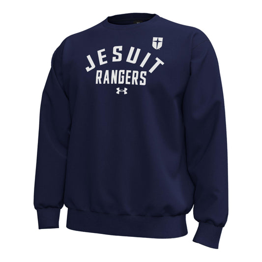 Under Armour Icon Fleece Crew in Navy