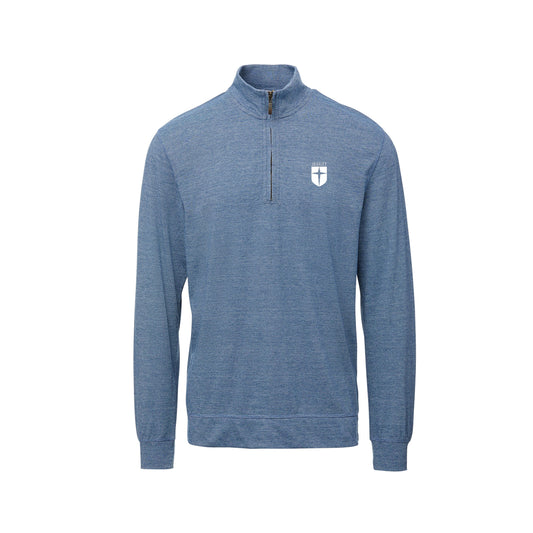 Micro Stripe Quarter Zip