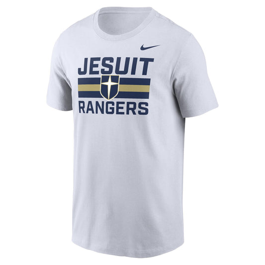 Nike Dri-fit Cotton Short Sleeve Tee in White