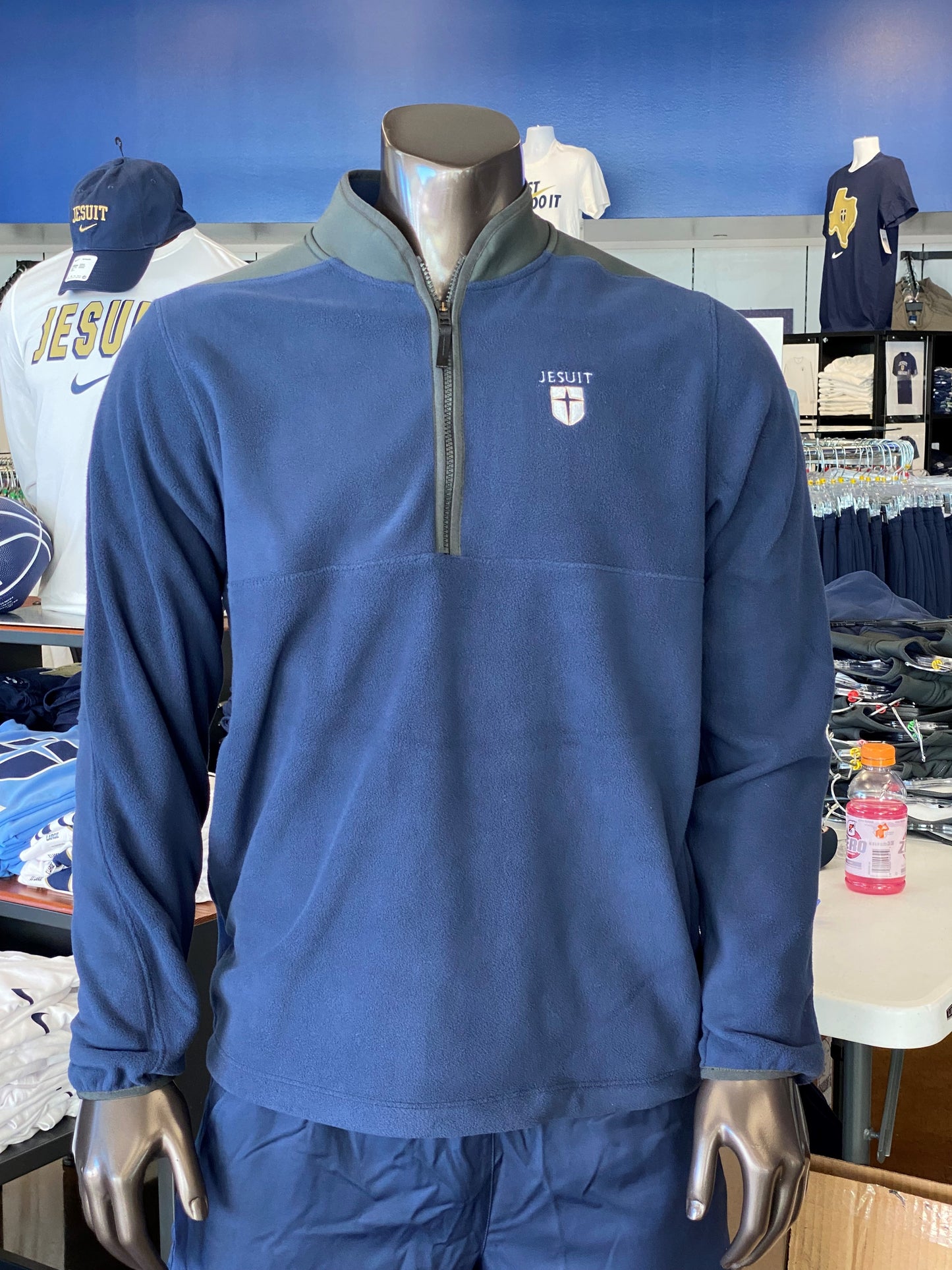 Nike Golf Navy Therma-Fit Victory 1/2 zip