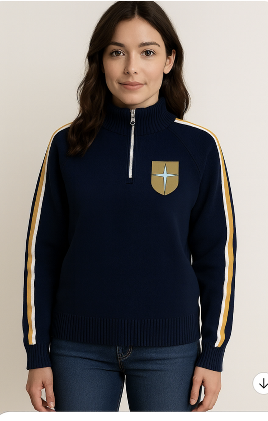 Track & Field Half Zip Sweater - Special Order