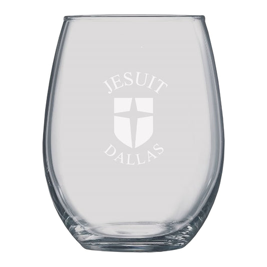 Jesuit Stemless Wine Glass: Pick-up ONLY