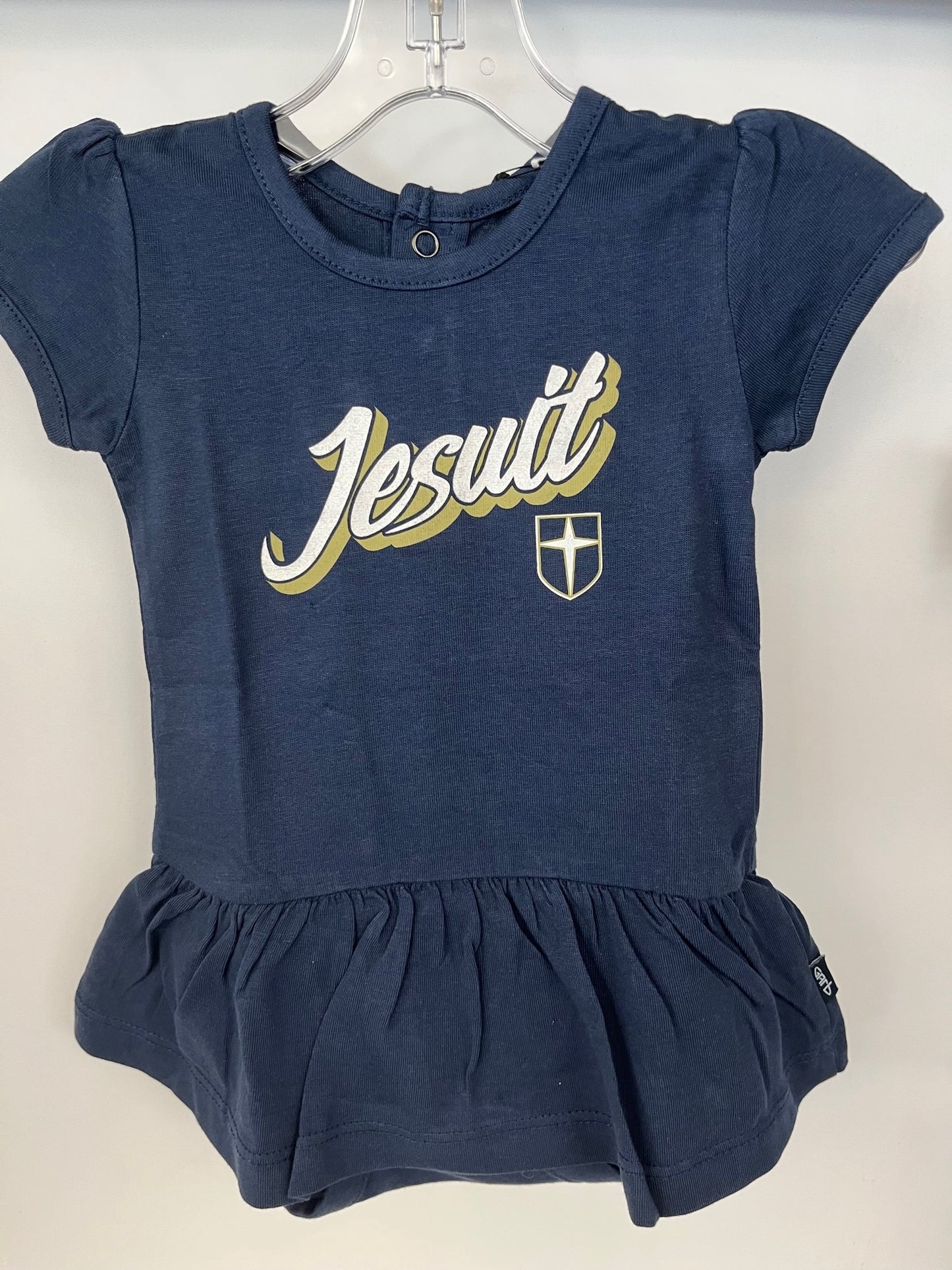 Navy Tiered Infant Jesuit Dress