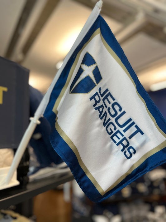 Jesuit Rangers Car flag